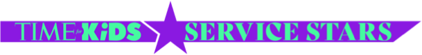 Time for Kids Service Stars logo.